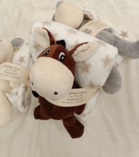 COPERTA+TOY NEONATO KSM207 Tellini S.r.l. Ingrosso Abbigliamento